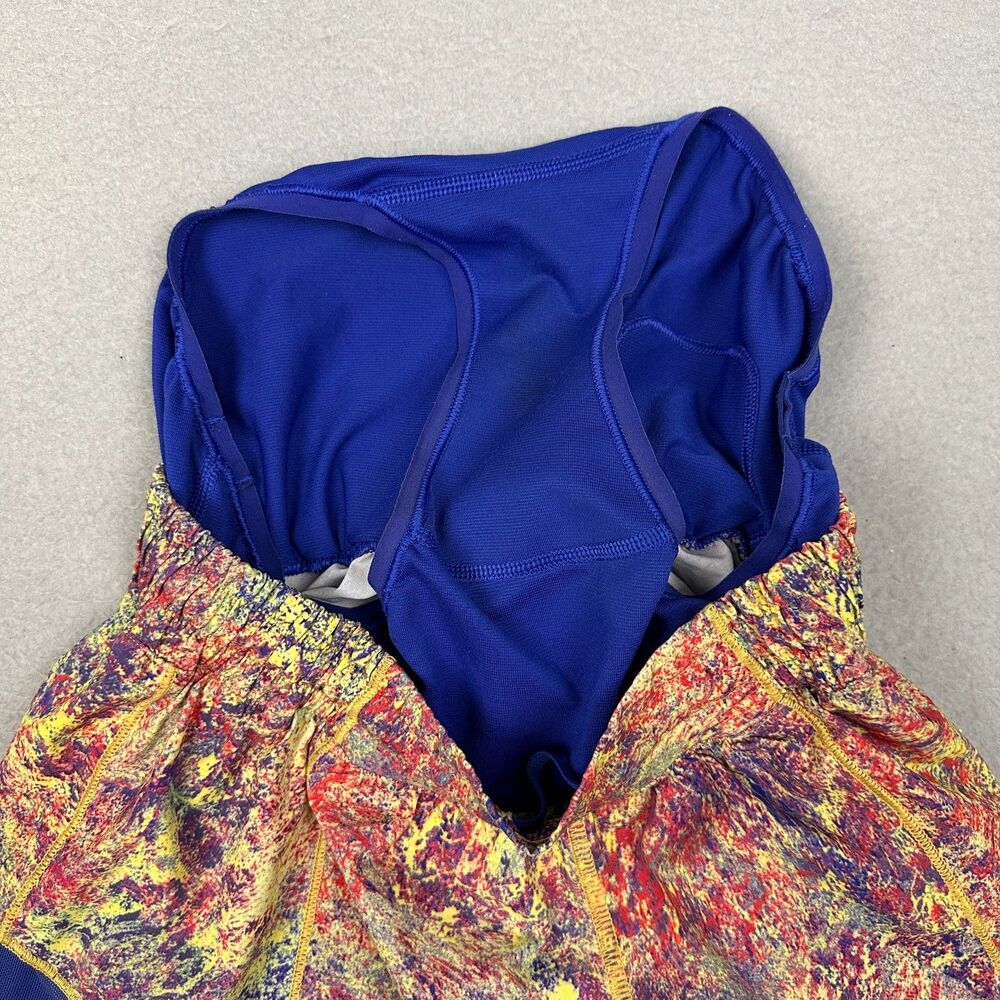 Lululemon Womens 4 Seawheeze 2019 Hotty Hot Shorts Multi 2.5" Inseam Running - Picture 6 of 7
